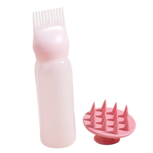 NOLITOY Hair Coloring Oiling Bottles Set 2 Pack Root Comb Applicator for Hair Care