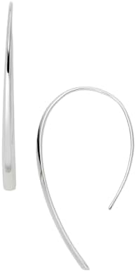 Fossil Women's Stainless Steel or Semi- Precious with Earwire or Fish Hook closure Earrings, 5cm, Stainless Steel, Glass image 4