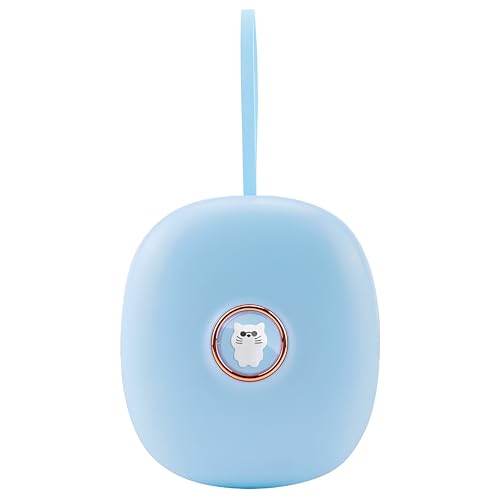 Lancoon Sveglia digitale a vibrazione, scuotitore da letto portatile con funzione Snooze a vibrazione regolabile dormiglioni pesanti con problemi di udito, display a LED sotto il cuscino e luce(Blue)