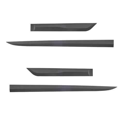 Mossa Plaques Noires latérales de Voiture adapté pour Suzuki Vitara III SUV (2015- ) - Longueur des Protections: 986mm; 618mm