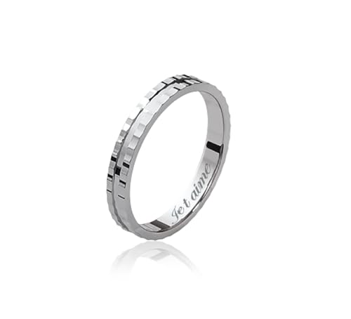 Alliance argent 925 Tata Gisèle 3 rangs, cadeau idéal avec gravure incluse