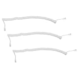 Durabilité supérieure : fabriqué avec des matériaux résistants, ce cordon téléphonique est conçu pour durer et offre des performances fiables au fil du temps. cordon spiralé pour téléphone fixe, téléphone de bureau fixe