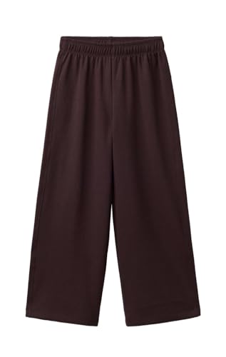 Image of Alan Jones Clothing Girls Wide Leg Palazzo Trousers | Cotton Blend Interlock Fabric | Side Pockets | Adjustable Inner Drawstring | Casual & Everyday Wear Pants