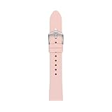 Farbe: Nude Fossil Damenarmband mit 18mm Anstoßbreite, Silikonarmband, S181395