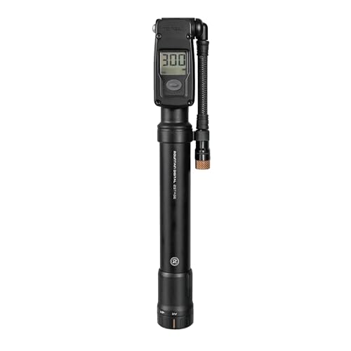 Topeak Mountain Digital 2Stage Bike Pump – Dual-Mode High-Pressure/High-Volume Shock Pump with Digital Gauge, SmartHead ThreadLock & Pressure-Rite Valve System by Topeak - Used condition - US$48.47