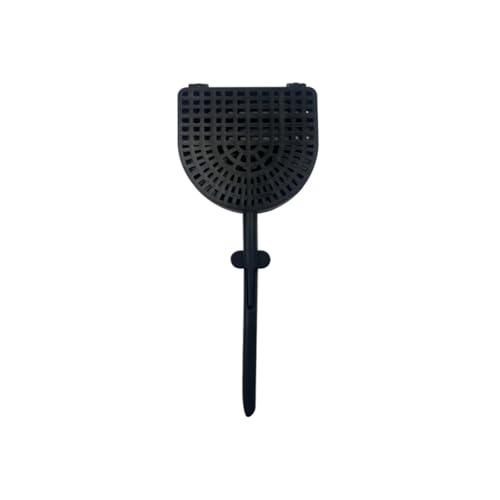 SENLIN DENTAL 1pc 16 Holes Denture Washing Racket, Plastic Teeth Cleaning Ven-eers Injection Molding Tooth Dentist Materials Denture Wash Tray for Dental Clinic (Black)