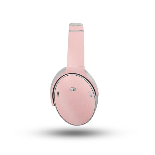 Image of Glossy Glitter Headphone Skin Compatible with Bose QuietComfort Headphones (2023) - Solid Blush - Premium 3M Vinyl Protective Wrap Decal Cover - Easy to Apply | Crafted in The USA by MightySkins