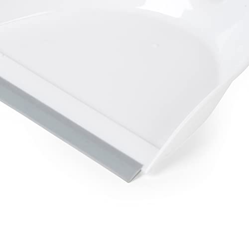 Beldray LA082664UFEU7 antibakterielles handfeger und Schaufel, Klein Besen mit weichen kratzfrei Borsten, Kehrschaufel mit Gummilippen, platzsparendes Kehrbürste mit Kehrschaufel, Kompaktbauweise