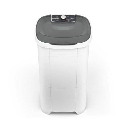 Mueller Máquina de Lavar Roupa Semiautomática Tanquinho 10 kg Branco 220V MLT10