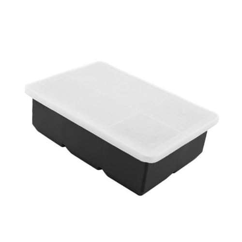 Molde reutilizable de silicona para cubitos de hielo con tapa miniatura 1