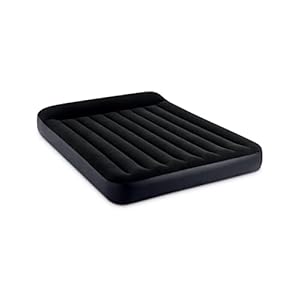 Intex 64150ND – Materasso Dura-Beam Pillow Rest Matrimoniale con Pompa Elettrica Incorporata, 152x203x25 cm