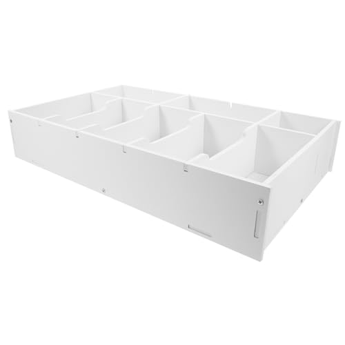 HONMEET Caja De Almacenamiento Para Cajón De Clips Organizador De Caja Para Pequeñas Empresas Bandeja Para Escritorio Con Tapa De Plástico