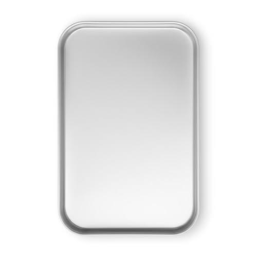 Samuel Groves 18" Professional Aluminium Baking Tray - Made in England - 47 x 36 x 2CM - Non-Toxic Natural Uncoated Aluminium Oven Tray, Warp-Resistant, Baking Sheet (Baking Tray, 18") - Image 3