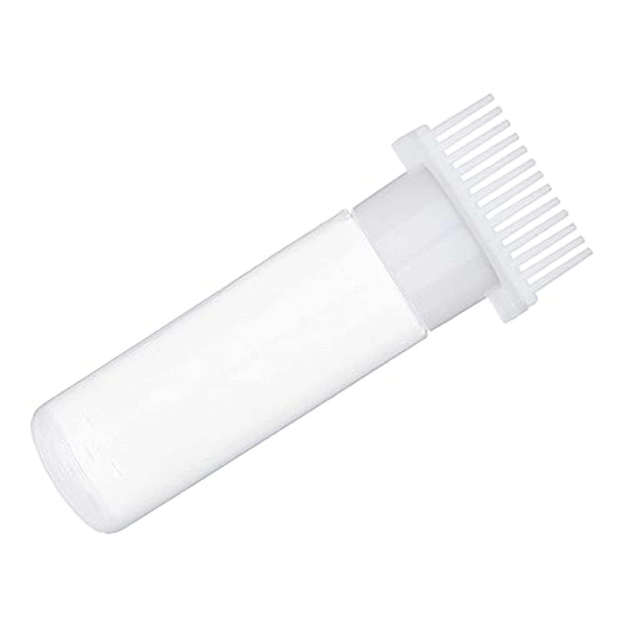 Root Comb Applicator Bottle Perming Tools Hair Dye Bottle Brush for Home DIY White