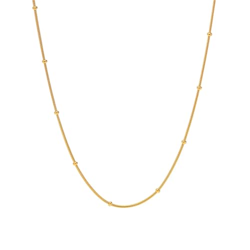 Collier à perles en acier inoxydable parfait pour le bureau et vos sorties