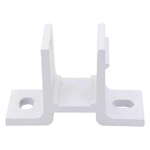 Volakebeing Support de montage mural en alliage d'aluminium, pour auvents rétractables, blanc, 12,8 x 8,1 cm, compatible avec 40 tuyaux carrés