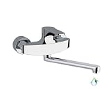 1 PZ MISCELATORE MONOCOMANDO LAVELLO A MURO LINEA SURF ECO Cromo NextradeItalia Mod.FERX.DIAXIX-SENAN