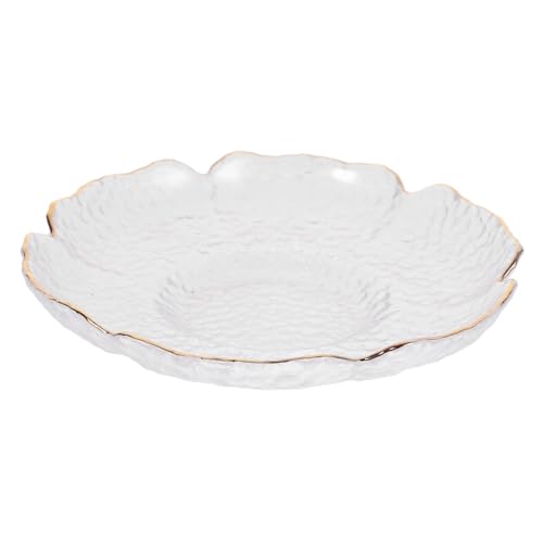 INOOMP Sottobicchiere in Vetro Trasparente con Tappetino Anticalore Spesso e Riutilizzabile Ristorante e da tè Supporto per Bicchieri e Tazze