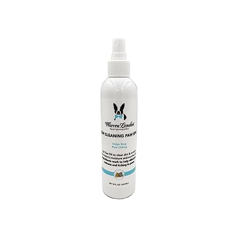 Warren London Deep Cleaning Paw Spray for Dogs | Soothing & Moisturizing Spray with Tea Tree Oil & Aloe Vera | Prevent Paw Licking While On The Go and in Between Paw Soaks | Made in USA Cover