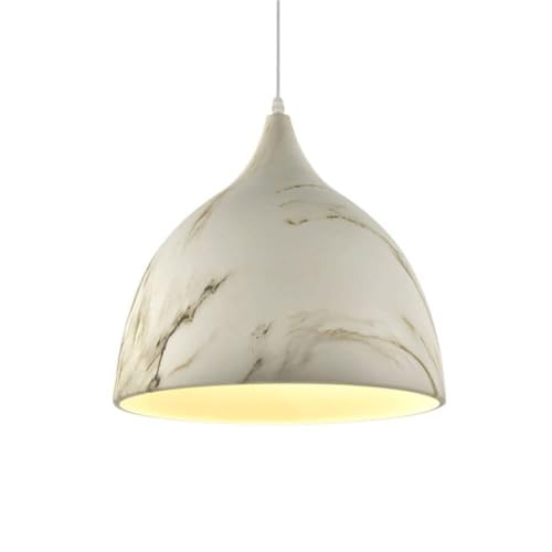Suspension E27 blanche de 30cm style minimaliste américain pour bar