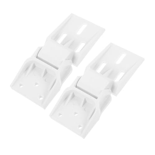 HOLIDYOYO 2 piezas Bisagras para Puerta de Congelador sin Tornillos Plegable para Reparación de Frigorífico Gancho Soporte Resistente para Nevera y Congelador Doméstico