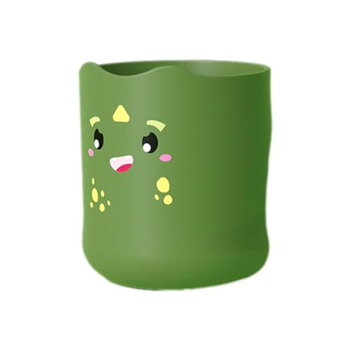 Portaspazzolino per bambini, bicchiere per spazzolino per bambini con manico | Porta spazzolino elettrico e dentifricio Cartoon da 300 ml, da bagno lisci, tazza da bagno ergonomica per ragazz