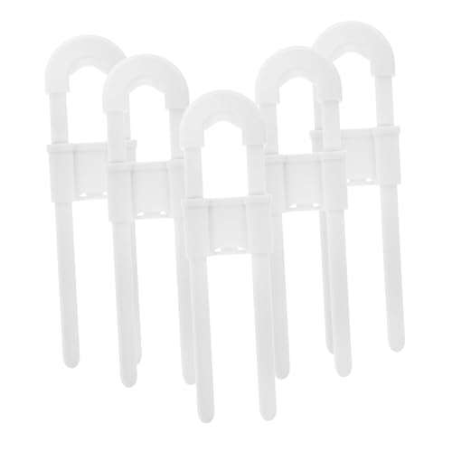 HEALSOPTHY 5 piezas Cerraduras de Seguridad para Bloqueo Resistente para Armarios y Frigoríficos Diseño Duradero y Fácil Instalación para Protección Infantil