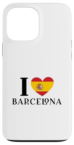 I Love Barcelona Spain Heart �X�y�C������ �X�}�z�P�[�X iPhone 13 Pro Max �p