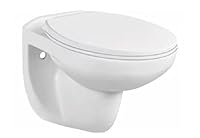 Hänge Wand WC Komplettset Spülrandlos Sitz Soft Close Absenkautomatik Keramik Wand Set Schüssel weiß Toilette für Vorwandelement Unterputzspülkasten