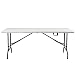 Produktbild Wisam Tisch aus Kunststoff, Klapptisch Gartentisch Esstisch Campingtisch Koffertisch, klappbar 180cm, perfekt für Garten Balkon Camping