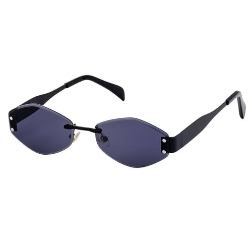 Lunettes de soleil avec protection UV400 et verres hexagonaux sexy