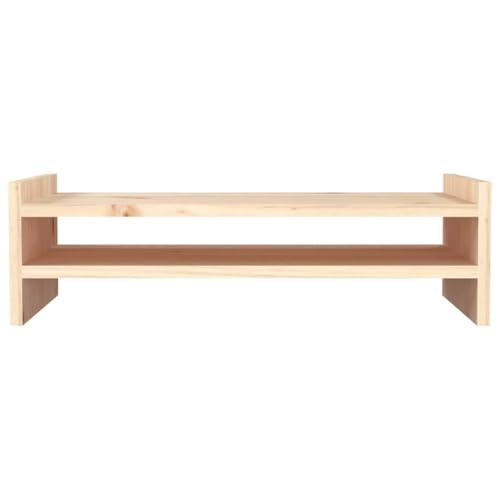 Support d'écran pour ordinateur portable et PC de bureau peu encombrant en bois - 6