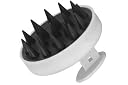 SILENCIO Hair Scalp Massager Shampoo Brush, Soft Silicone Bristle, Dry and Wet Hair Scalp Scrubber Brush for Hair Growth, Dandruff Removal, Relax, Blood Circulation (White) gallery image