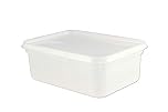 Packpack 2 Litre Recangular Ice Cream/Salad Container/Tub (20)