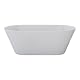 Badewanne Jet-Line Lausanne II Freistehend Modernes Design Weiß