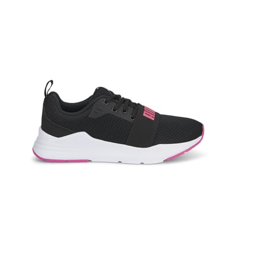 PUMA Kids Girls Wired Run Lace Up Sneakers Shoes Casual - Black - Size 6.5 M