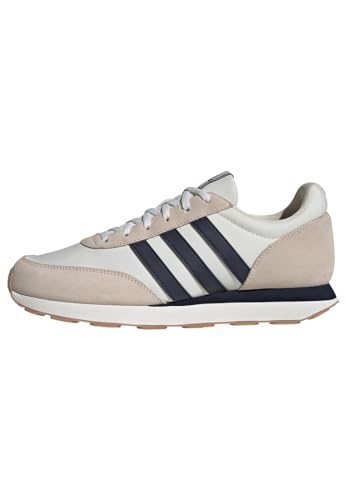 adidas Herren Run 60s 3.0 Leather Shoes Schuhe, Wonder White/Legend...