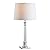 JONATHAN Y JYL2050A Dean 28" Crystal LED Table Lamp Traditional Classic Bedside Desk Nightstand Lamp for Bedroom Living Room Office College Bookcase LED Bulb Included, Clear
