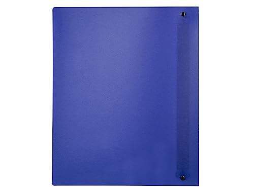 Liderpapel 4 Mixed Ring Binder 40 mm Polypropylene DIN A4 Translucent Blue - Image 4