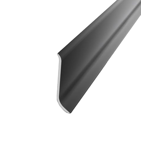 Küberit Plinthe en aluminium type 920 non percée 20 x 48 x 2500 mm en acier inoxydable