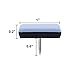 Pack of 32 Chair Sliders, 1 Inch Sqaure Furniture Glides Nail on Furniture Feet Slider, PTFE Chair Leg Floor Protectors for Hardwood Dinning Wooden Furniture, Magic Chair Leg Pad (1