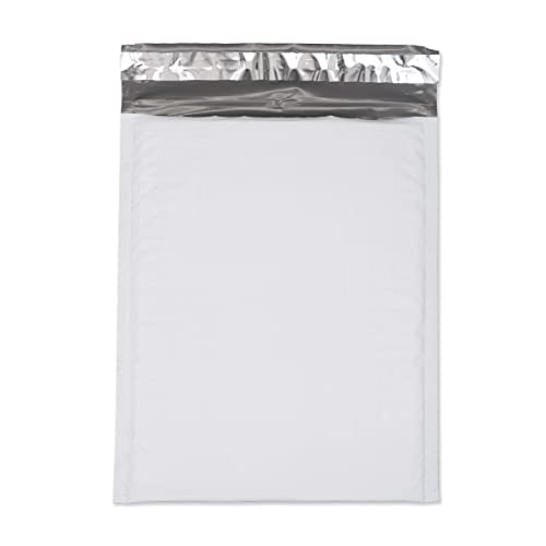 コンポス 耐水ポリ クッション封筒 B5サイズ DVD重ねて2枚サイズ 白色 25枚セット