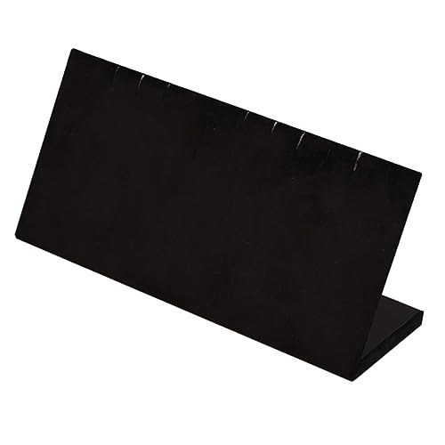 NXNONEPD Joyería de joyería Elegante organizador de collar Soporte con bandeja suave para collares de collares y aretes para uso minorista en el hogar