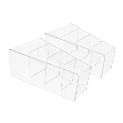 SOLUSTRE Station Organizer 2 Tea Bag Storage Cases Sugar Bag Stand Packet Organizer Pantry