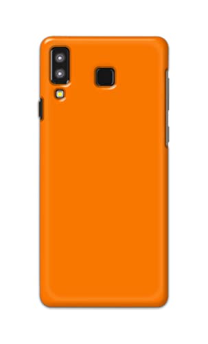 Image of Plain Orange Hard Back Case Cover for Samsung Galaxy A8 Star Back Cover -(J5) VNS2229
