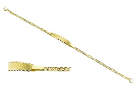 Joyeria Julio Esclava Bebe Oro 18K,12cm,0.80gr,Primera Postura.