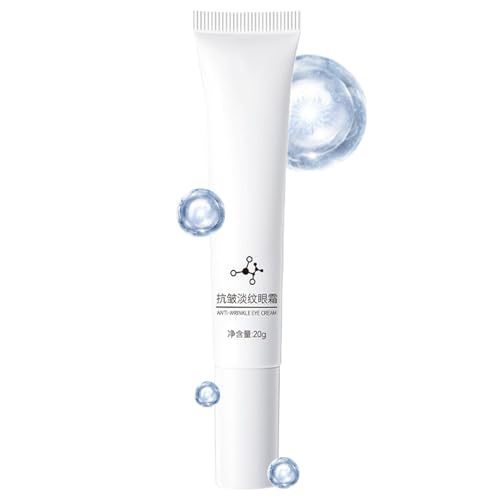 GkgWuxf Crema Para Ojeras - Crema de Contorno de Ojos Antiarrugas Para Bolsas - Hidratante Diaria 20ml No Grasa Suavizante Reductor de Bolsas Piel Seca Unisex