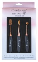 the Creme Shop (The OMG Brush Trio Set) 3 Piece Boxed Makeup Set