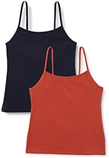 Iris & Lilly Women's Cotton Camisole, Pack of 2
