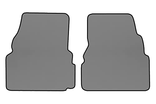 F-CORE Alfombrillas - Trasero Coches Compatible con Subaru Impreza I 08.92-09.00 Sedan Gris